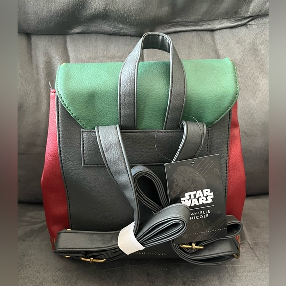 Star Wars Boba Fett Danielle Nicole Backpack NWT - Picture 4 of 7